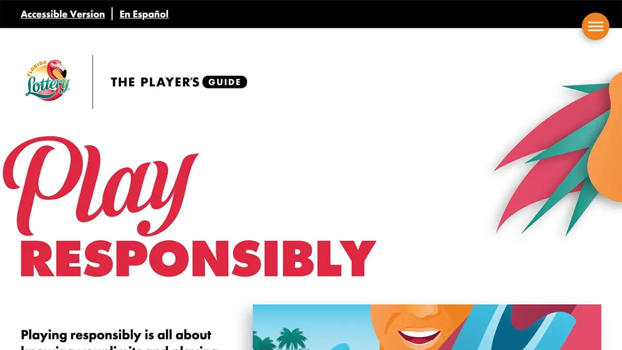 Florida Lottery Player's Guide website screenshot