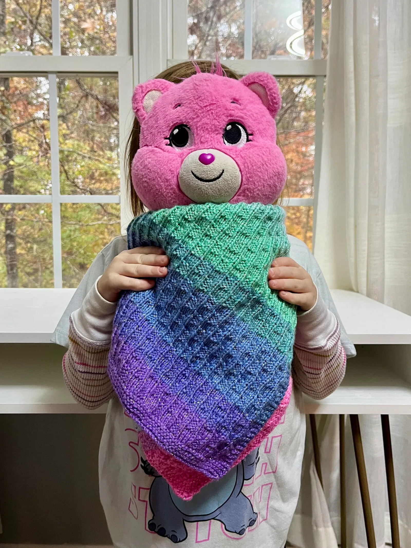 Cheer Bear all wrapped up